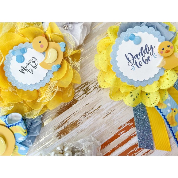 Rubber Ducky Baby Shower Maternity Sash f or Mommy to be - Picture 2 of 3
